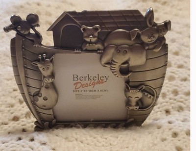 Berkeley Designs, Bronze Noah s Ark Frame With Velvet Back.  For 3x3  Picture 