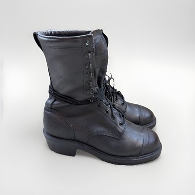 Weinbrenner Wildland Firefighter Logger Boot Men size 10  Black Made in USA