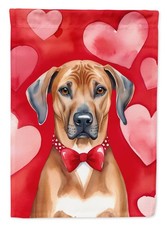 Caroline's Treasures Rhodesian Ridgeback My Valentine House Flag DAC5428CHF