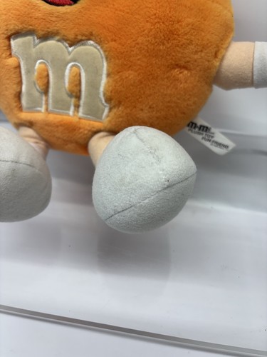 Vintage seltenes orangefarbenes 12 Zoll Plüschtier M&M - Bild 4 von 7