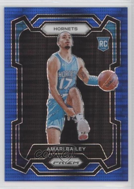 2023-24 Panini Prizm Blue Seismic Prizm 33/99 Amari Bailey #162 Rookie RC ob9