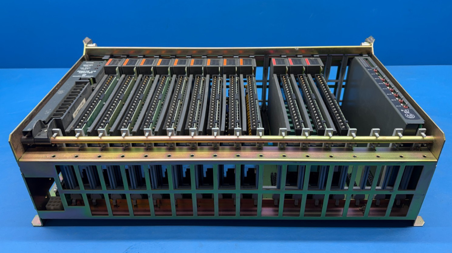 Allen-Bradley 1771-A4B 16-Slot I/O Chassis with Modules and I/O Adapter
