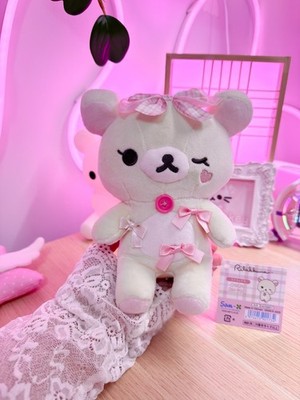 KORILAKKUMA San-x Plush Rilakkuma Makeup Series S Ribbons Rilakkuma Sanx Japan 