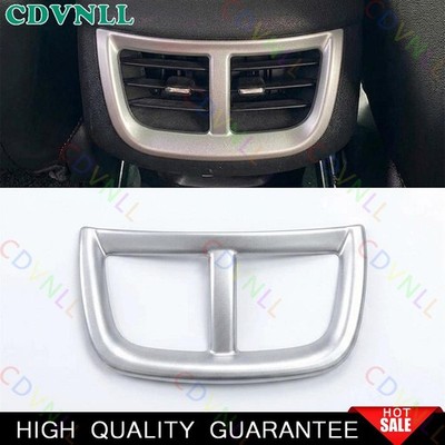 For Chevy Malibu 16-2025 Matte Silver Rear Seat Air Outlet Vent Frame Cover Trim