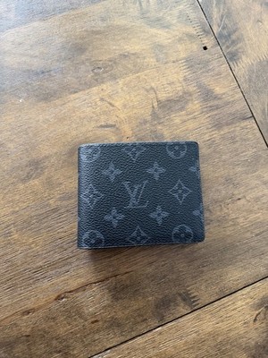 Louis Vuitton Multiple Monogram Slender Canvas Black Men s Wallet 