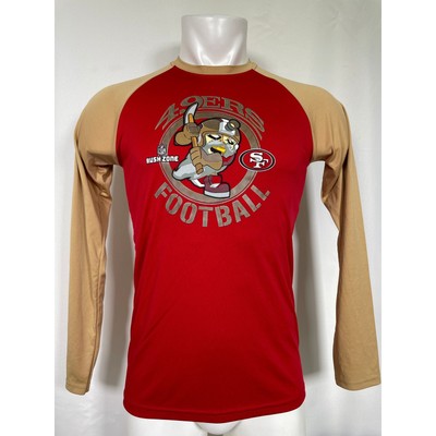 San Francisco 49ers NFL Football Rush Zone Longsleeve Raglan T-Shirt Youth XL