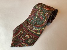Kuppenheimer Men's Clothiers Tie Paisley Style Imported Silk Made in the USA 57  
