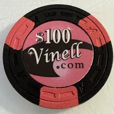 VINELL.COM $100 HOME POKER SET PERSONAL CASINO CHIP COMBINE SHIPPING