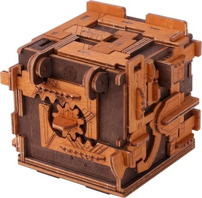 Escape Room Puzzle Box   3D Wooden Puzzle Box for Adults & Teens, Brain Teaser