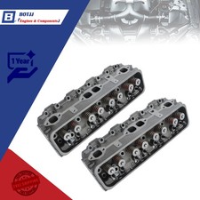 Pair Complete Cylinder Head For Gmc Chevrolet Cadillac 96-02 5.7l Ohv Vortec
