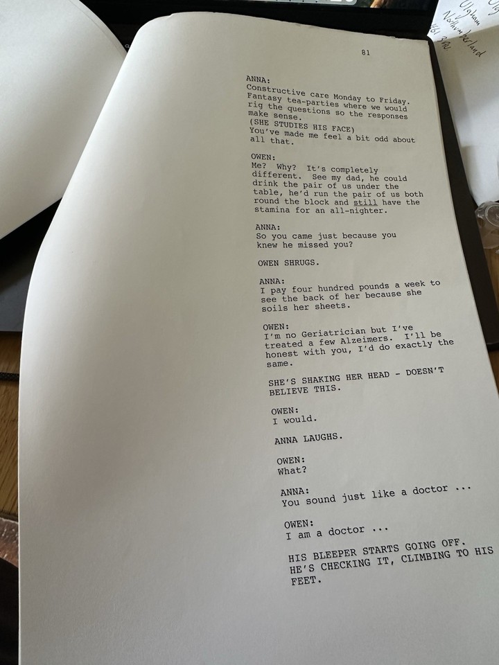 Tv Script Reckless Plus Michael Kitchen Signed Letter And Photo | eBay UK