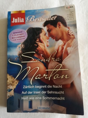 Sandra Marton, 3 Romane, Julia Bestseller, Cora Verlag, Band 133