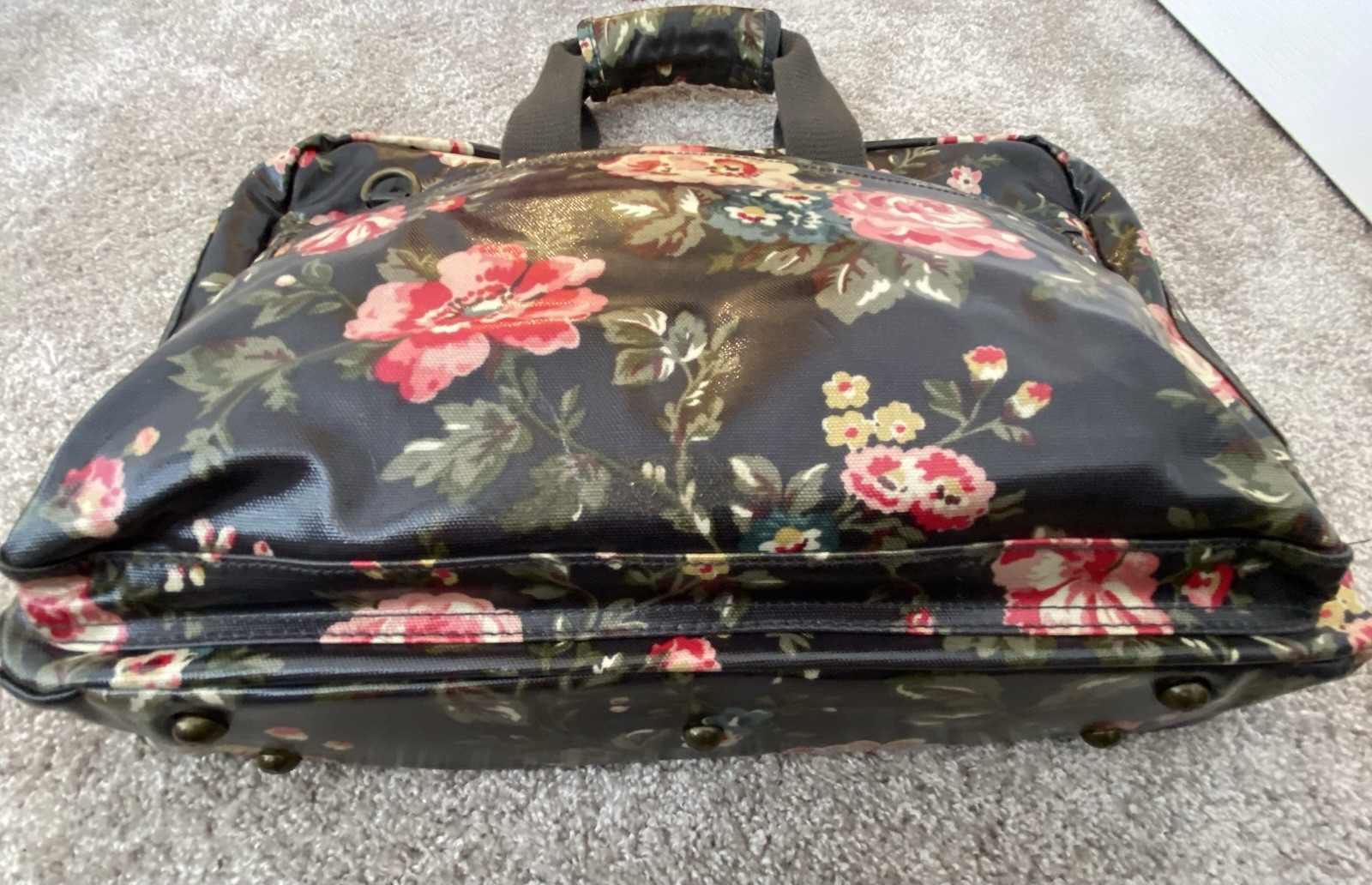 Cath Kidston Laptop Bag Winter Meadows RARE Excellent Condition image 7