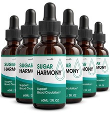  6 Pack Sugar Harmony Drops, SugarHarmony Maximum Strength Blood Support