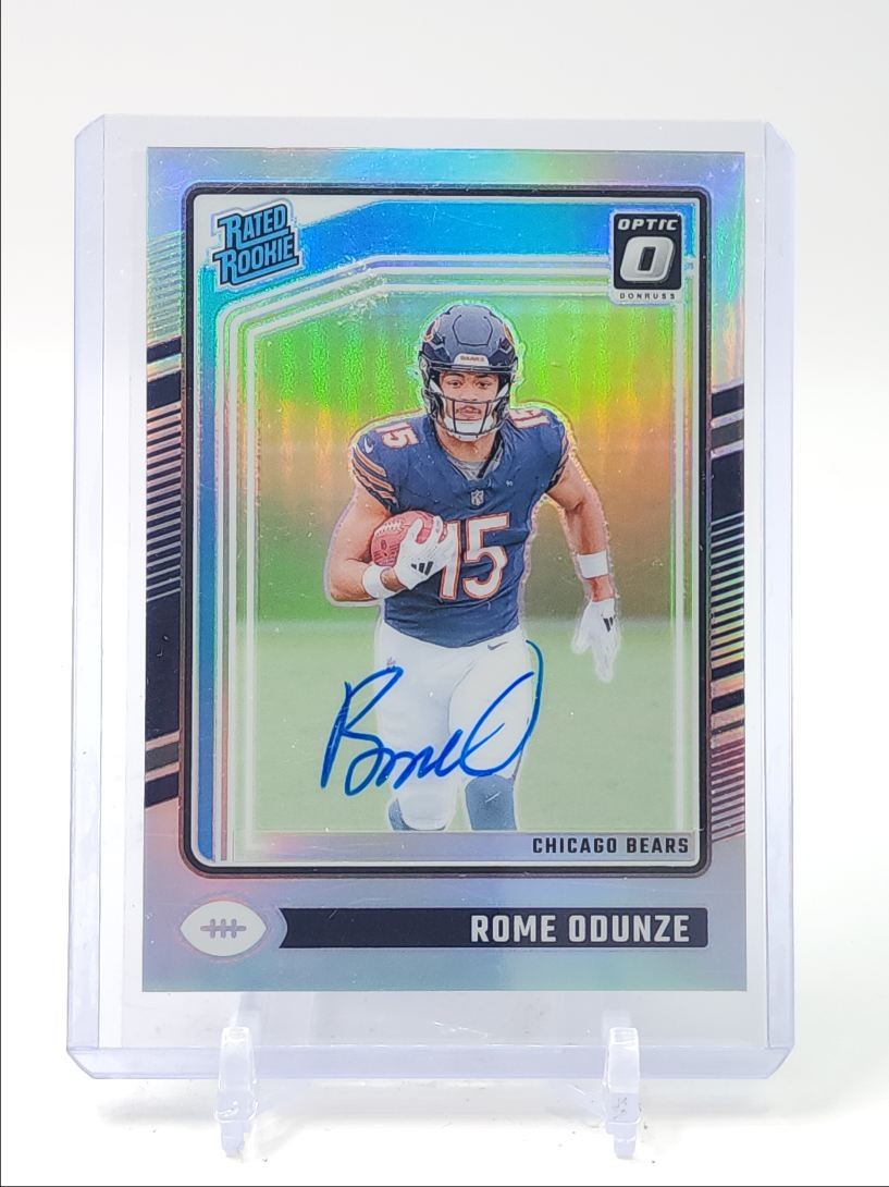 ROME ODUNZE 2024 DONRUSS OPTIC RATED ROOKIE HOLO PRIZM RC AUTO /150 Q5997