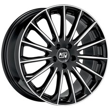 ALUFELGE MSW MSW 30 FUR AUDI A4 8X18 5X112 GLOSS BLACK FULL POLISHED 8PR