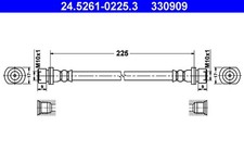 ATE 2x Bremsschlauch 24.5261-0225.3/2x für TOYOTA AYGO KGB10_ KGB10R GPL VVTi C1