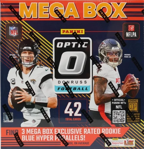 2024 Donruss Optic Football Factory Sealed Mega Box