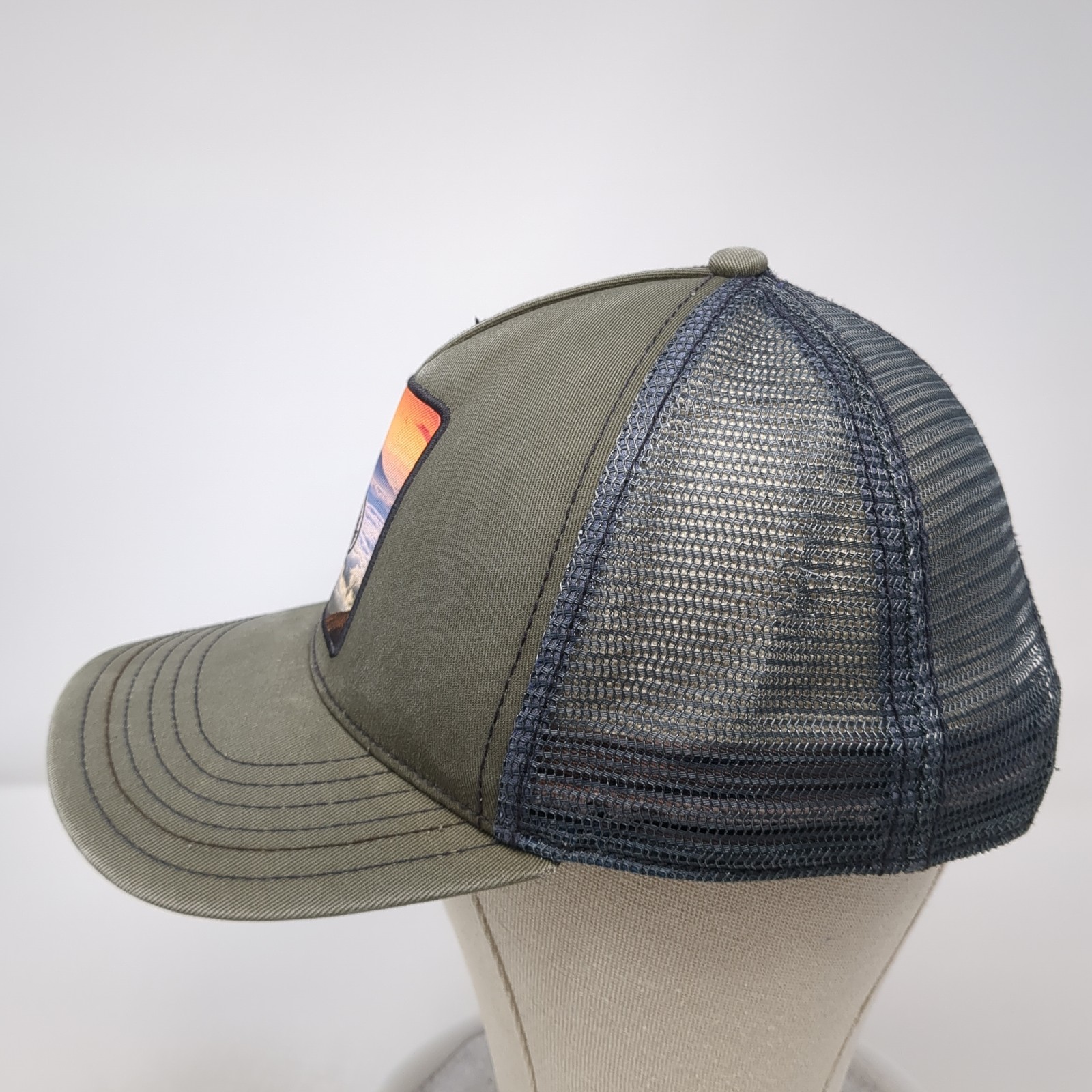 Pine Cone Patch Snapback Mesh Back Trucker Hat Mu… - image 3