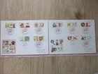 Japan Stamp First Day Cover Greetings Winter 2 Covers Large format 2023