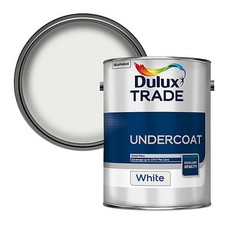 Dulux Trade White Undercoat Paint Metal Wood 5L Professional Interior UK Finish