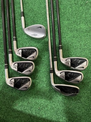 Nike VRs Covert Irons 6-aw + SV Sw Stiff Flex Graphite RH | eBay