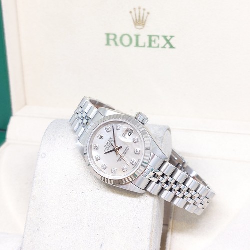 Rolex 26mm Oyster Perpetual MOP Diamonds Dial Datejust REF: 79...