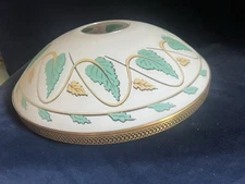 Large Vintage Glass Mid-Century Early Modern Jetson Shade For Ceiling Part Only