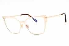 New Tom Ford FT TF6051-B 028 Cat Eye Rose Gold 56 mm Women's Eyeglasses Frame