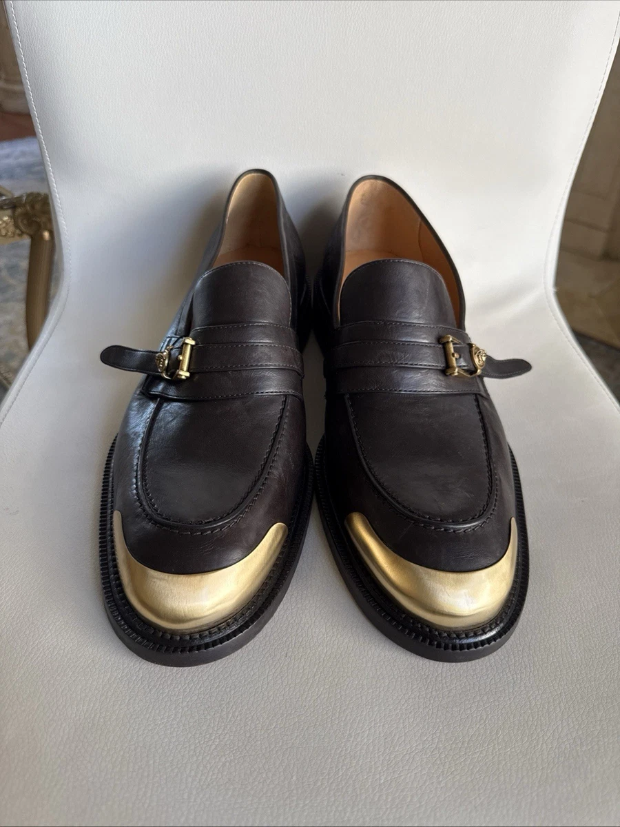 Versace Oxford Solid Dress Shoes for Men for sale