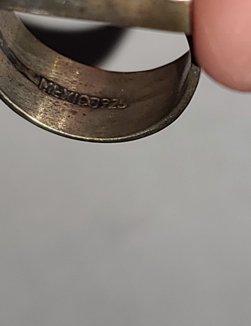 Genuine Sterling Silver Ring Solid 925 Spiral Han… - image 7