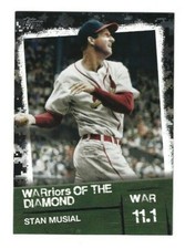 2020 Topps Warriors Of The Diamond Black Stan Musial #d 116/299