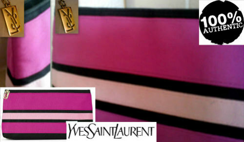 SAINT LAURENT BORSA 100% AUTENTICA edizione limitata YSL COUTURE BEAUTY MAKEUP pochette sera firma