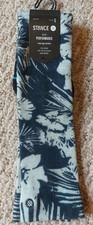 New Stance Kids Performance Snow Mid Cushion Socks Size Large "Tropic Chill"
