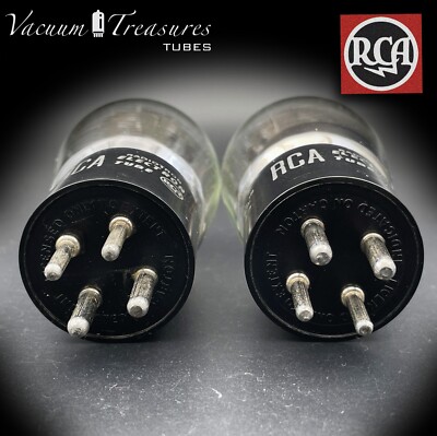 【真空管】　RCA Radiotron 45 3本セット RCA Radiotron 45 ST Vintage Vacuum Tubes Made in USA WORKS