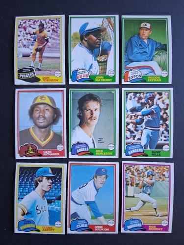 1981 OPC baseball U-pick to complete your set Gray backs #1 - 199 - EX+-MNT/READ - Picture 113 of 131