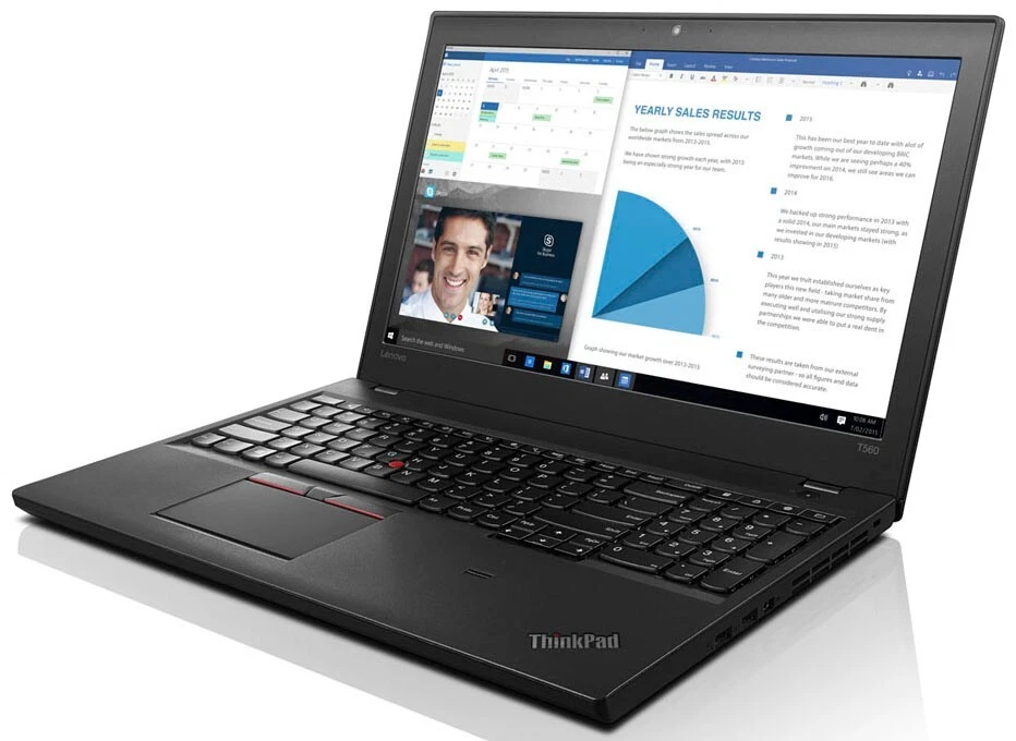 Lenovo Thinkpad T560 / 15.6in / i5 6th / 8gb RAM / 240gb SSD / Windows 10 pro - Image 3 of 4