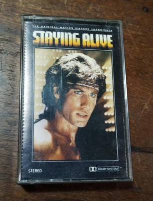 N 1 Audiokassette Musikkassette STAYIN' ALIVE 1983 Bee Gees Frank Stallone Tommy