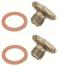 2 Holley Carburetor 26-36 Power Valve Block Off Plug Gasket 2300 4150 4160 4500