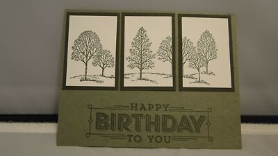 Stampin Up Card Kit Set Of 4 "Happy Birthday" cards #22a | eBay