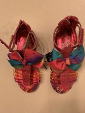 Jojo Siwa Girls Sandals Size 3 Pink Gladiator Sandals