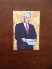 Art Rooney Steelers unsigned Goal Line Art Card slight corner tip wear