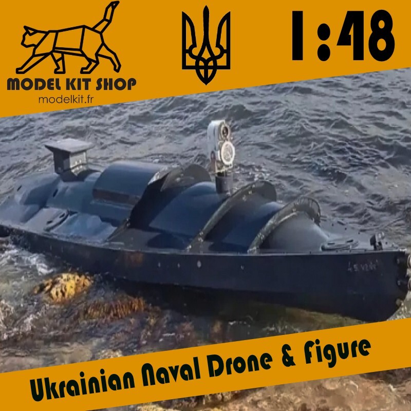 1:48 - Drone Naval Ukrainien & figurine