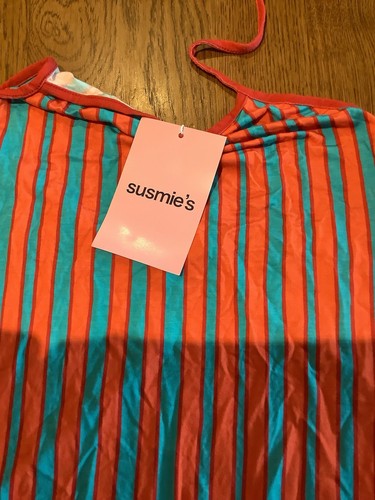 Susmies Querida Mía Short Dress Medium Striped Beach Holiday Viscose M €69 - Picture 5 of 14
