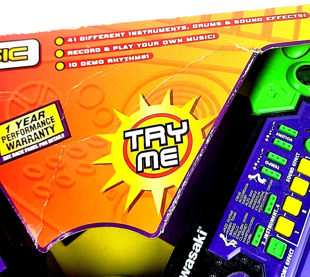 Kawasaki Dual Cool Keys Foldable Toy Keyboard Piano Kids Toy