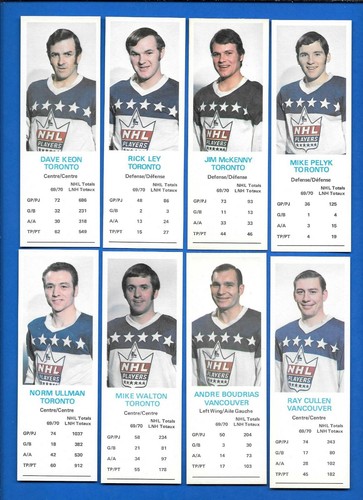 1970-71 DAD'S COOKIES NHL 70-71 DADS COOKIE NHLPA HOCKEY CARD SEE LIST - Picture 142 of 151
