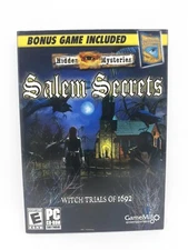Hidden Mysteries: Salem Secrets + Bonus (2 PC Games) Win 7 / Vista / XP * New