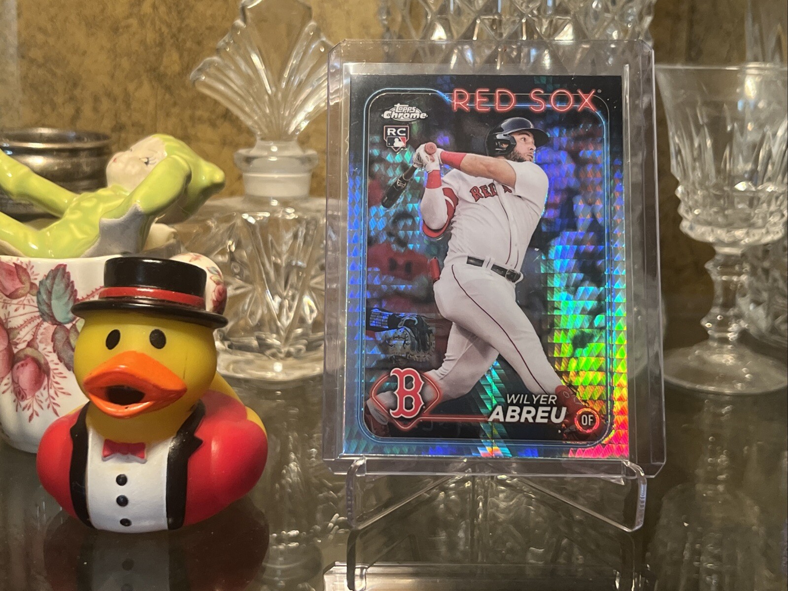 2024 Topps Chrome #165 Wilyer Abreu Prism Refractor