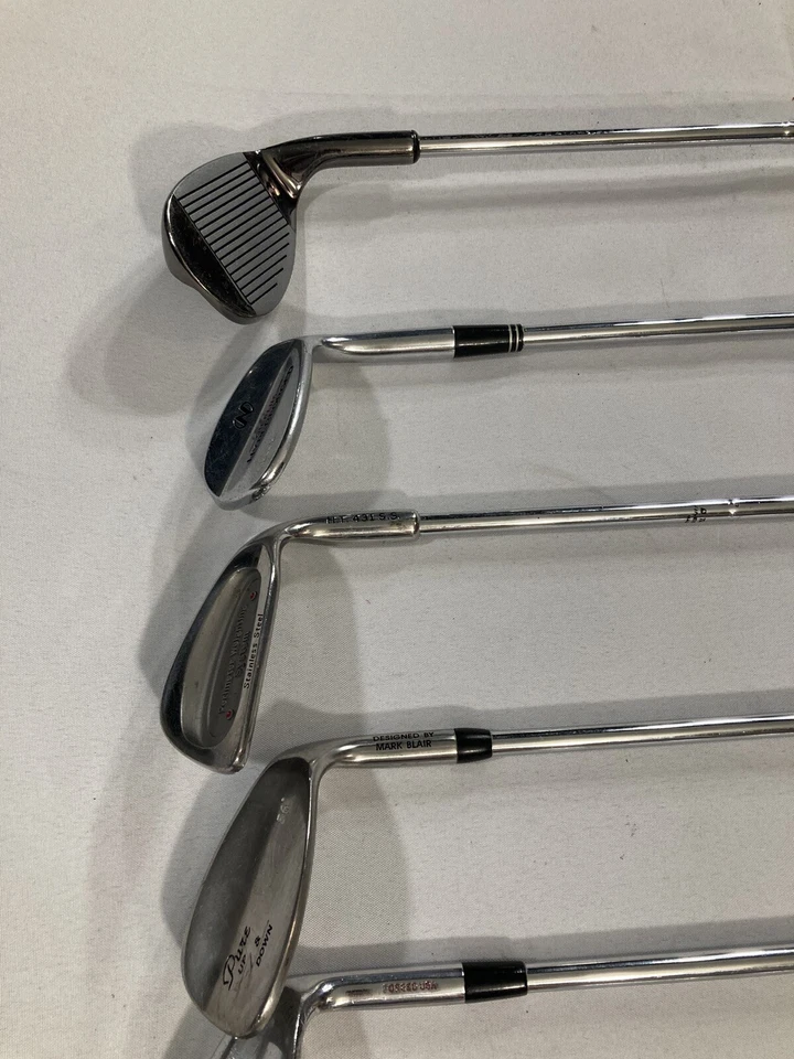 Vintage Top-Flite Sears Ram Nickel Forged Stainless Steel Golf Club Lot Of 8 - Image 4 of 4