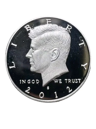 2012 S Kennedy Half Dollar Gem Deep Cameo 90% Silver Proof 50c US Coin